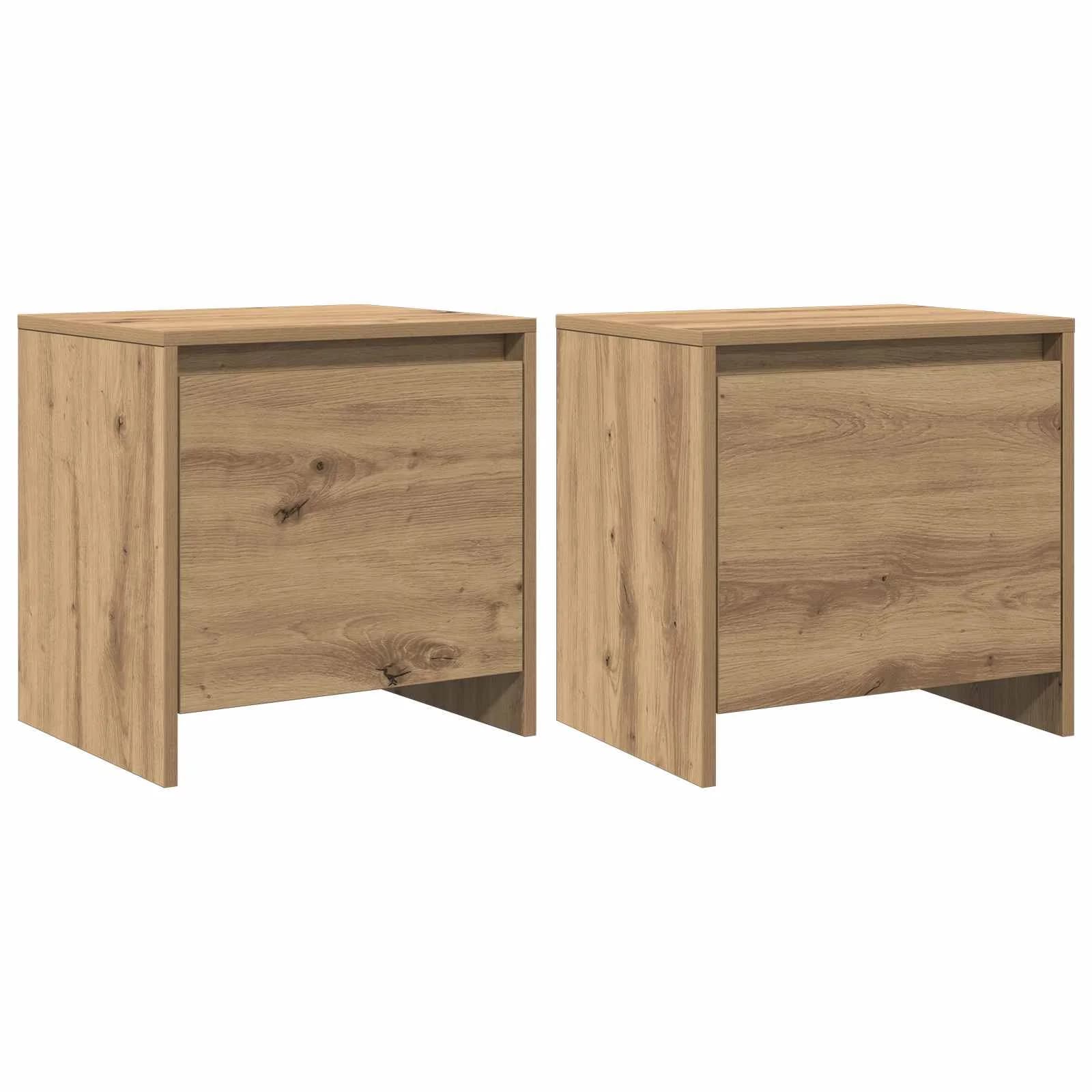Nočna omarica Oreh 45 x 34 x 44,5 cm Inženirski les - slika 2