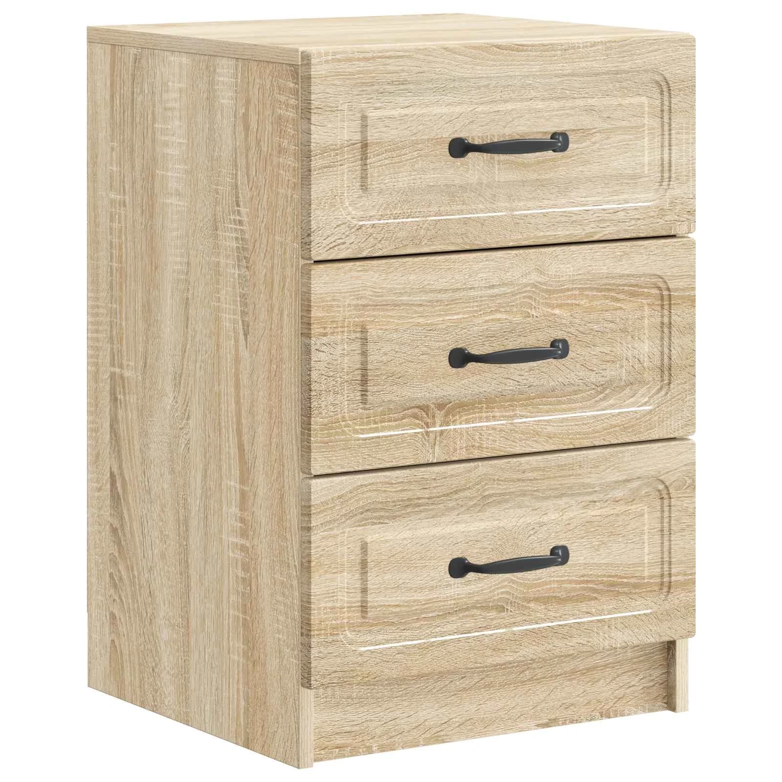 Nočna omarica Sonoma hrast 43 x 41 x 63,5 cm Inženirski les - slika 2