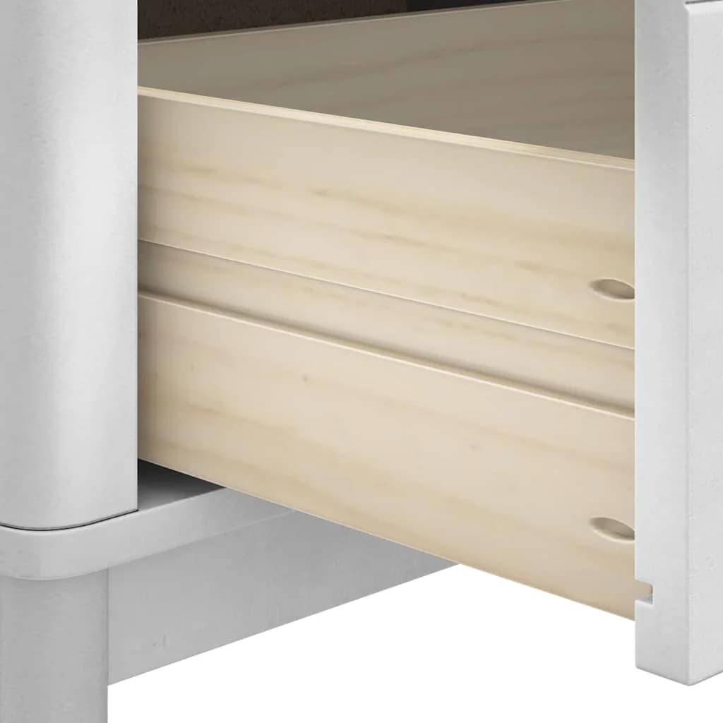 Klubska klop FLORO Bela 115 x 40 x 45 cm Masivno borovo les - slika 10
