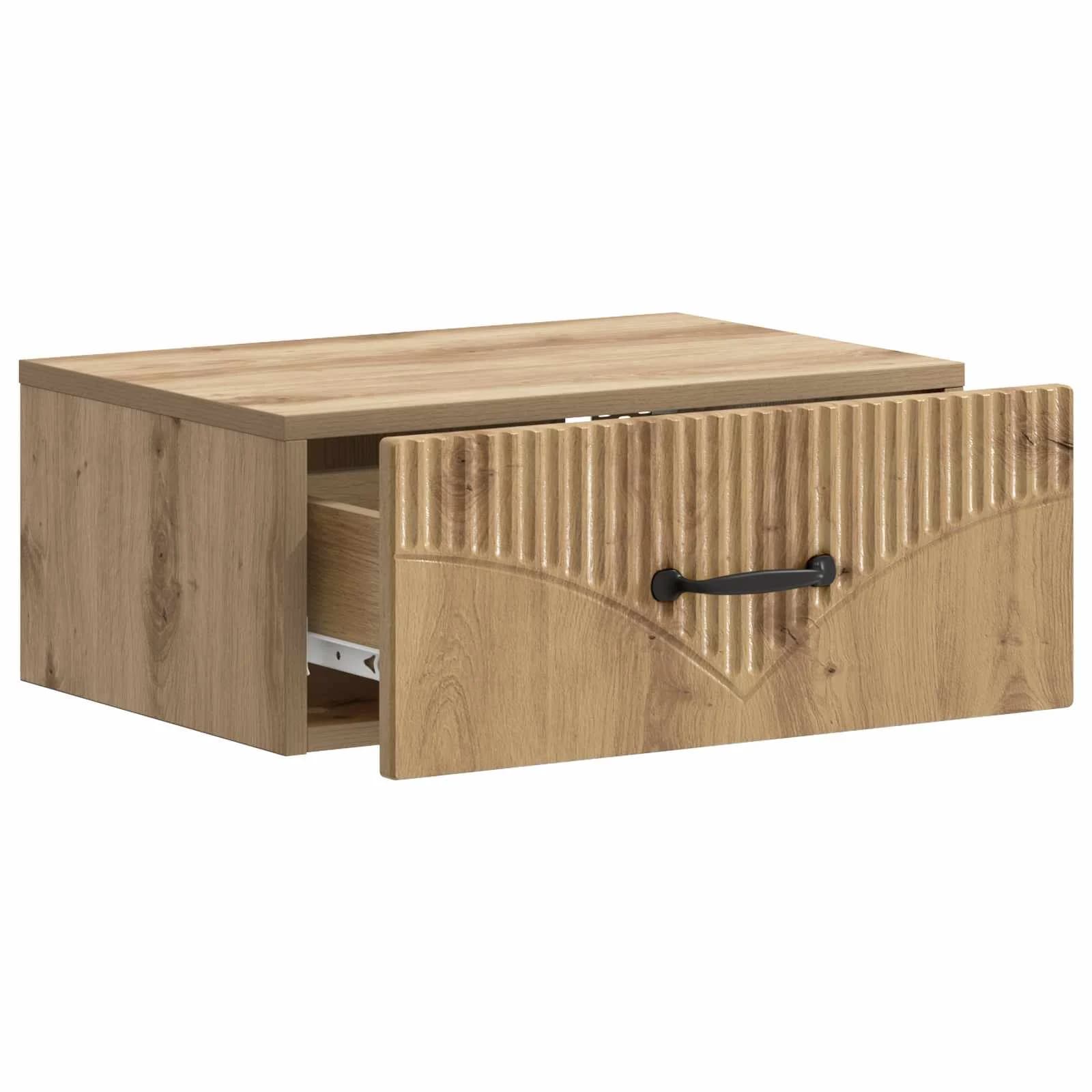 Stenski nočni omarici 2 kos Artisan hrast 49 x 34,5 x 20 cm - slika 6