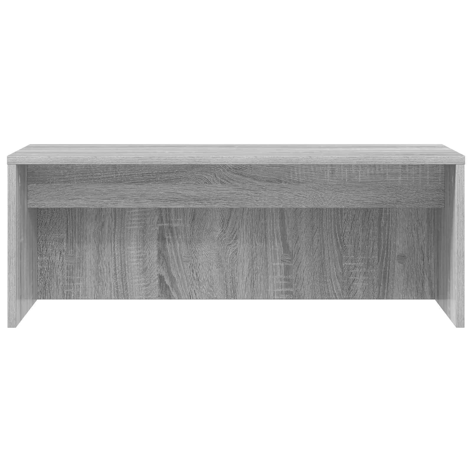 Stenska miza Siva Sonoma Inženirski les 80 x 45 x 30 cm - slika 5