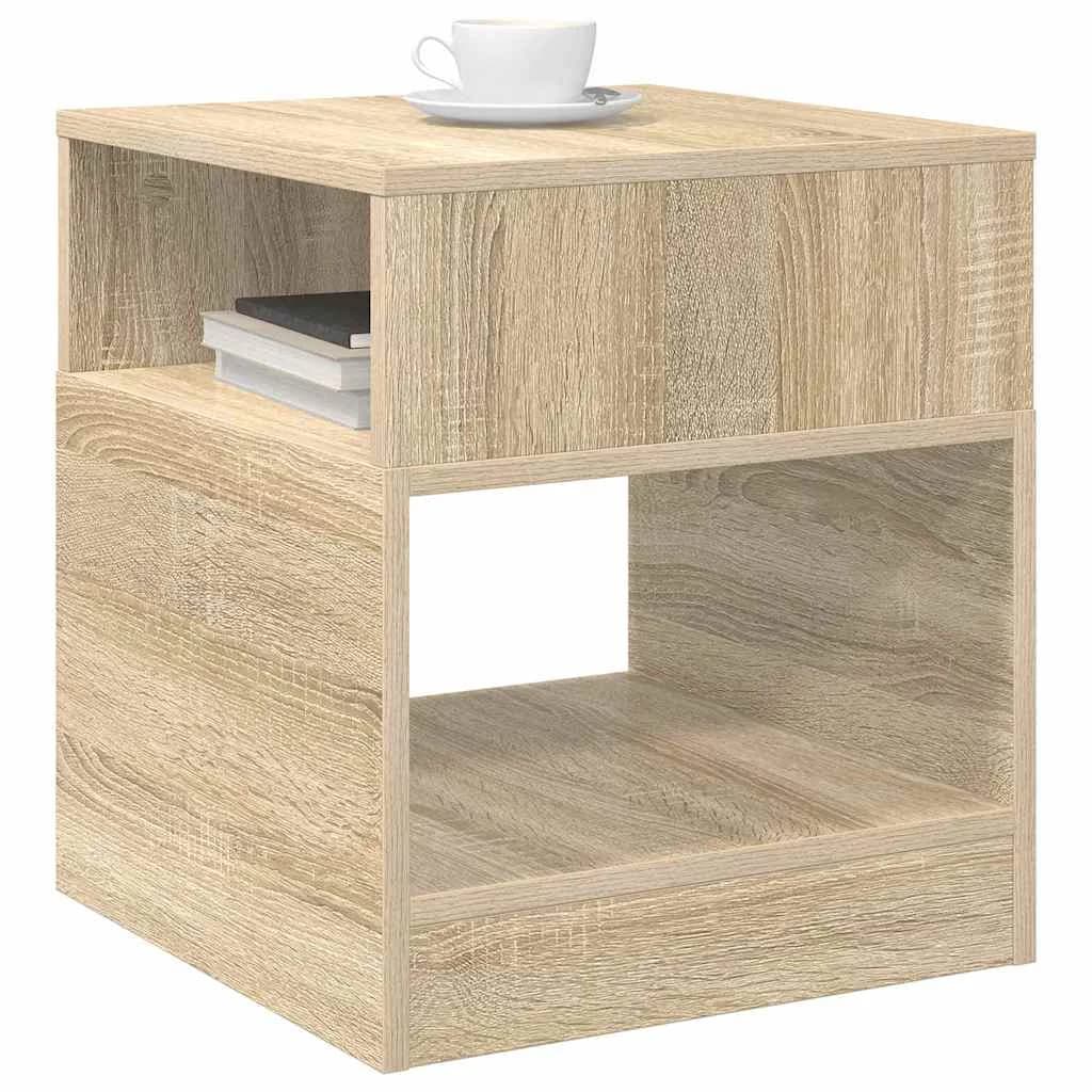 Stranska miza Sonoma hrast 40,5 x 40 x 45 cm Inženirski les - slika 3