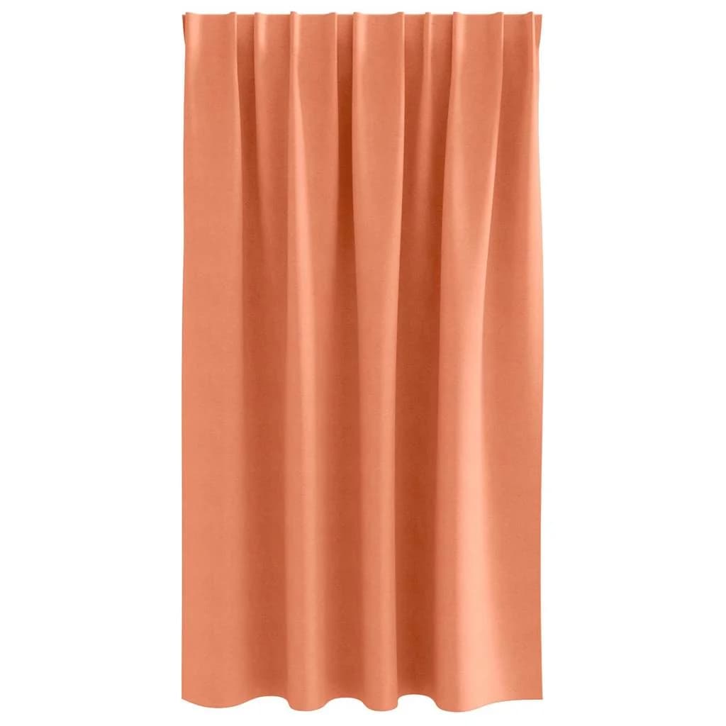Zavese za zatemnitev z obroči 2 kos Terakota 140 x 140 cm - slika 4