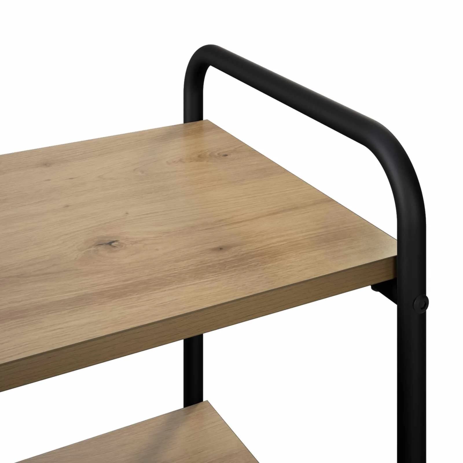 Konzolna miza Artisan hrast 80 x 35 x 75 cm Inženirski les - slika 6