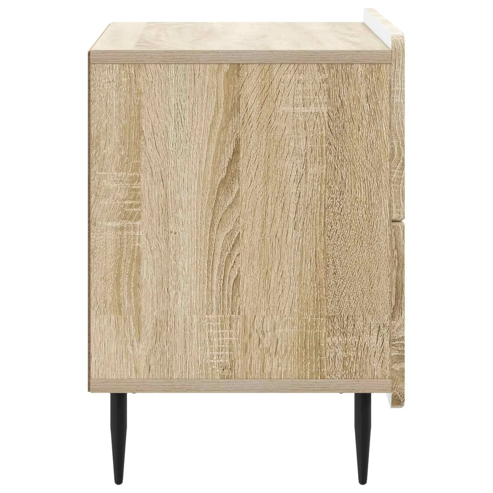 Nočna omarica Sonoma hrast 62 x 34,5 x 49,5 cm Inženirski les - slika 6