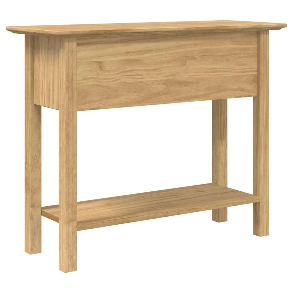 Konzolna miza BODO Medeno rjava 91 x 34,7 x 74 cm - slika 6
