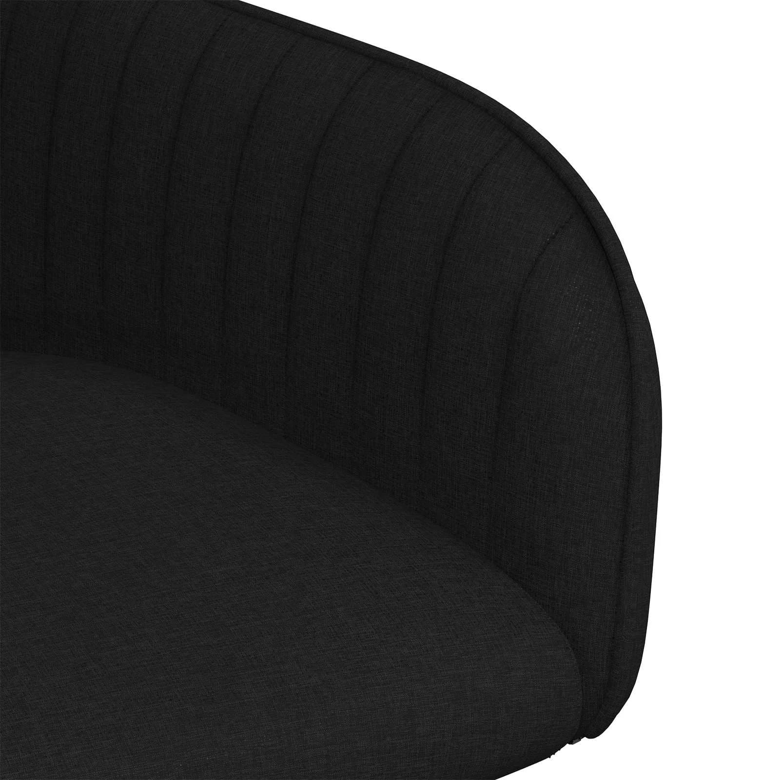 Jedilni stoli 2 kos Blago Črna 56,5 x 50 x 87,5 cm - slika 6