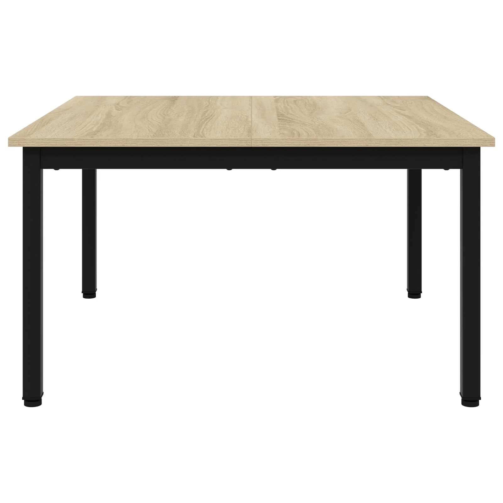 Klubska miza Sonoma 80 x 80 x 45 cm Inženirski les - slika 5