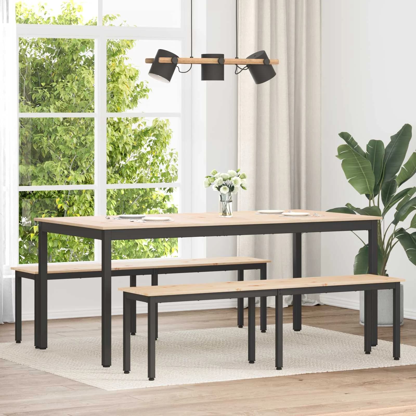 klop Naravna 160 x 35 x 45 cm Masivno borovo les