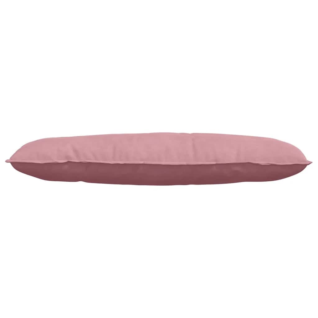 Poglavni vzglavnik Roza 120 x 50 cm Žametna tkanina - slika 5