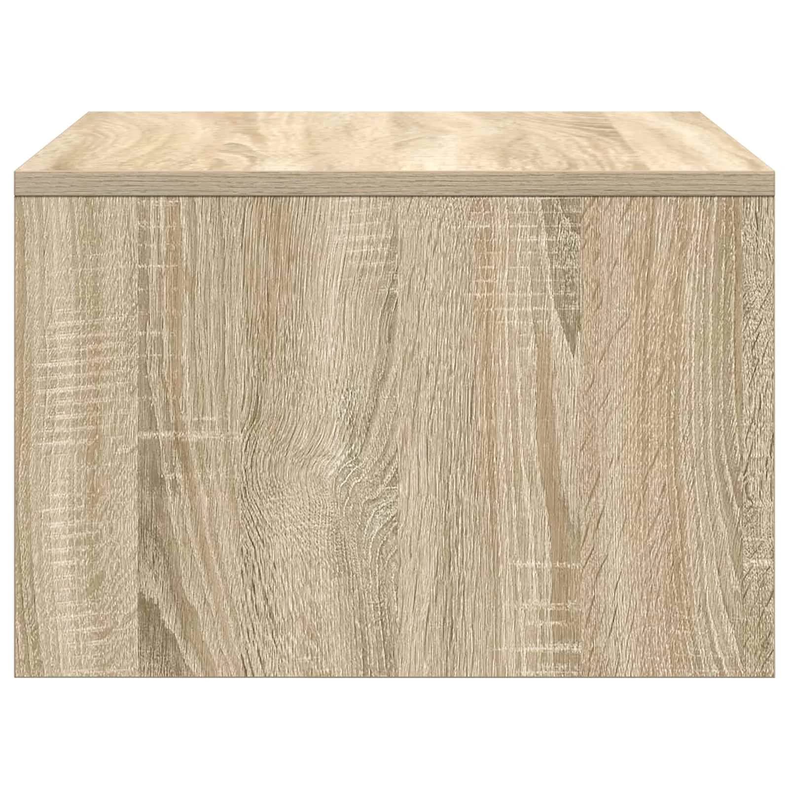 Stenska miza Sonoma hrast Inženirski les 60 x 45 x 30 cm - slika 6