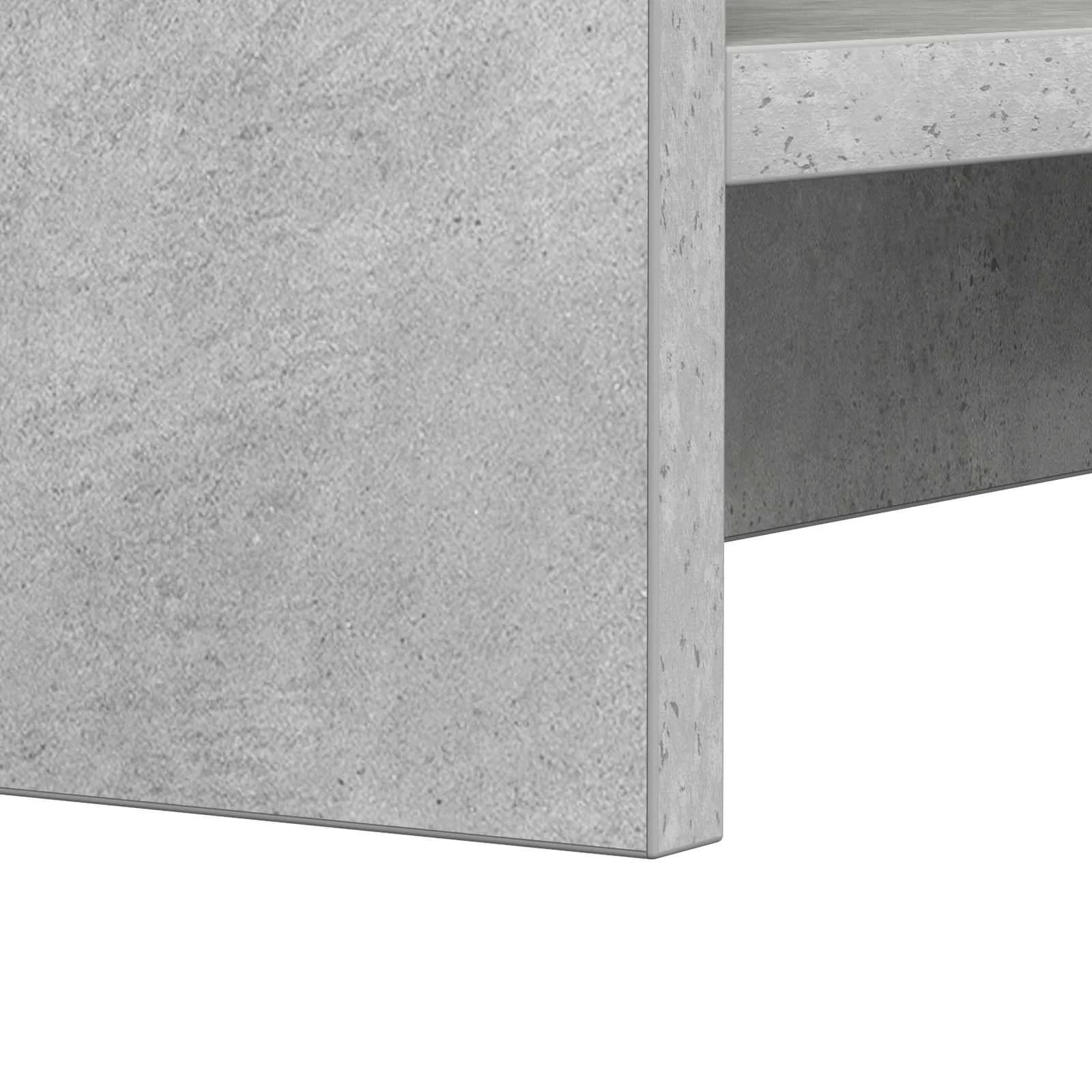 Knjižna omara Betonsko siva 59 x 30 x 111 cm Inženirski les - slika 7
