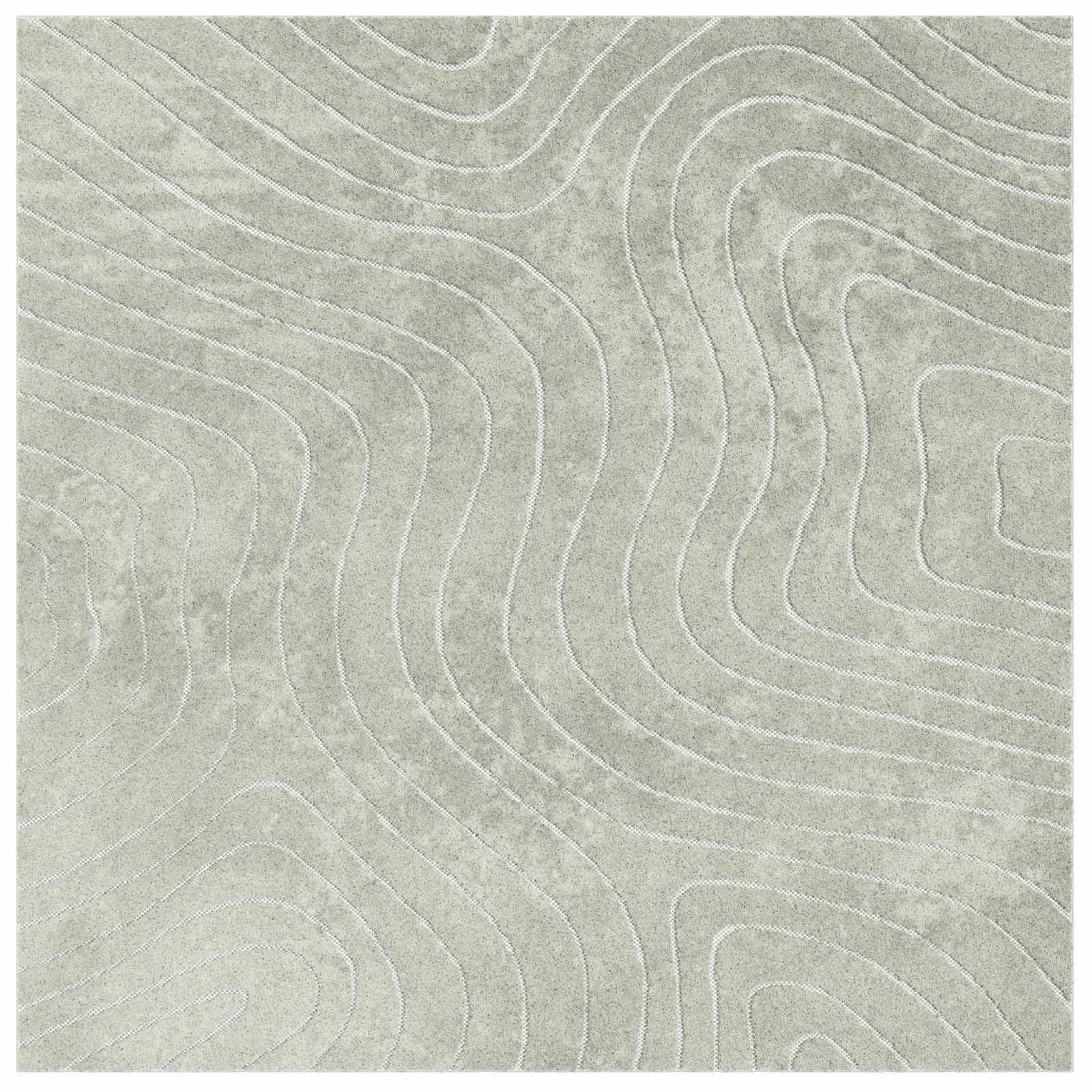 Preproge za površine PALMERAS Zelena 120 x 120 cm Poliester - slika 2