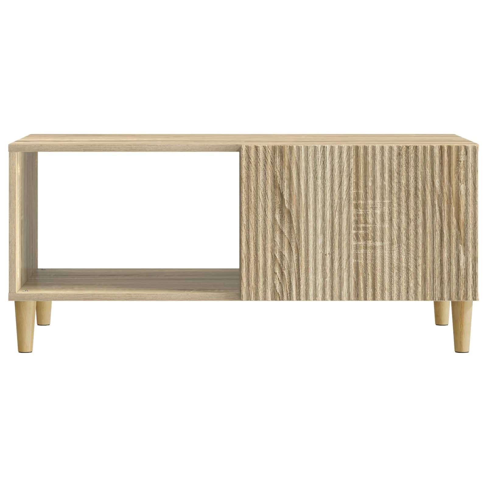 Klubska miza Sonoma hrast 90 x 50 x 40 cm Inženirski les - slika 5