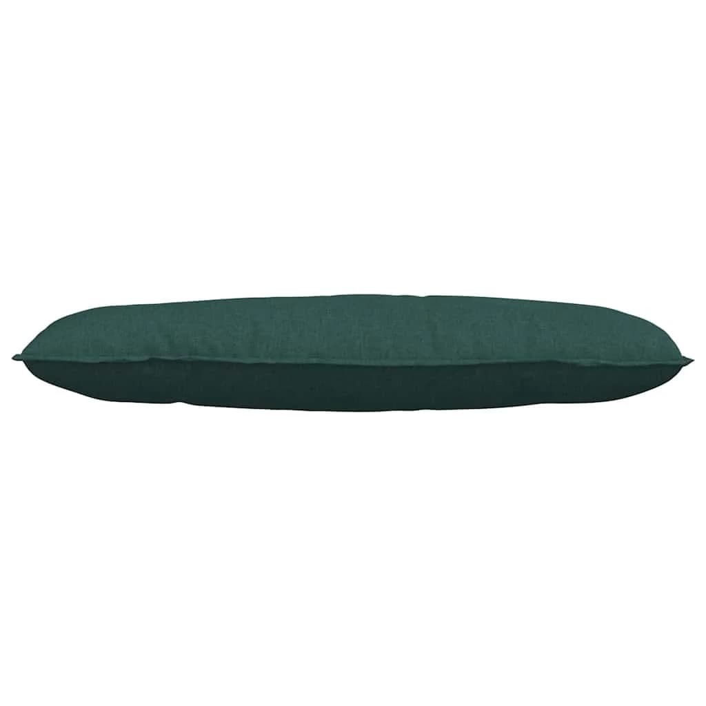 Poglavni vzglavnik Temno zelena 120 x 19 x 50 cm blago - slika 5