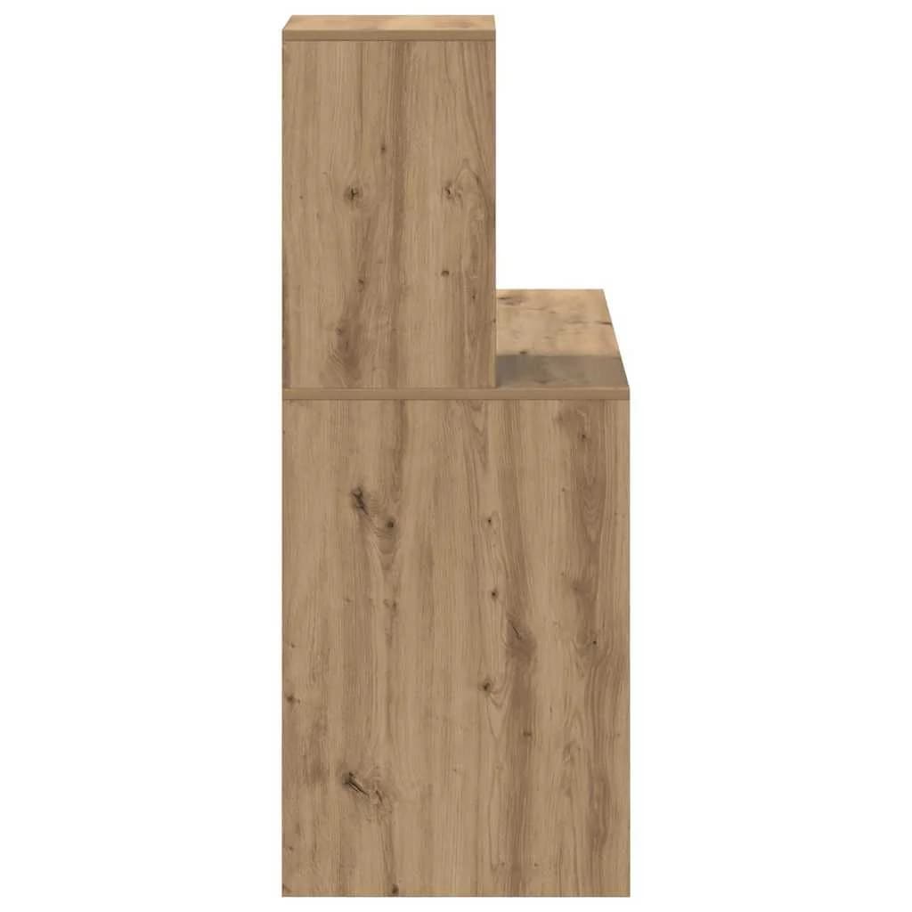 Miza Umetni hrast Inženirski les 102 x 50 x 124 cm - slika 6