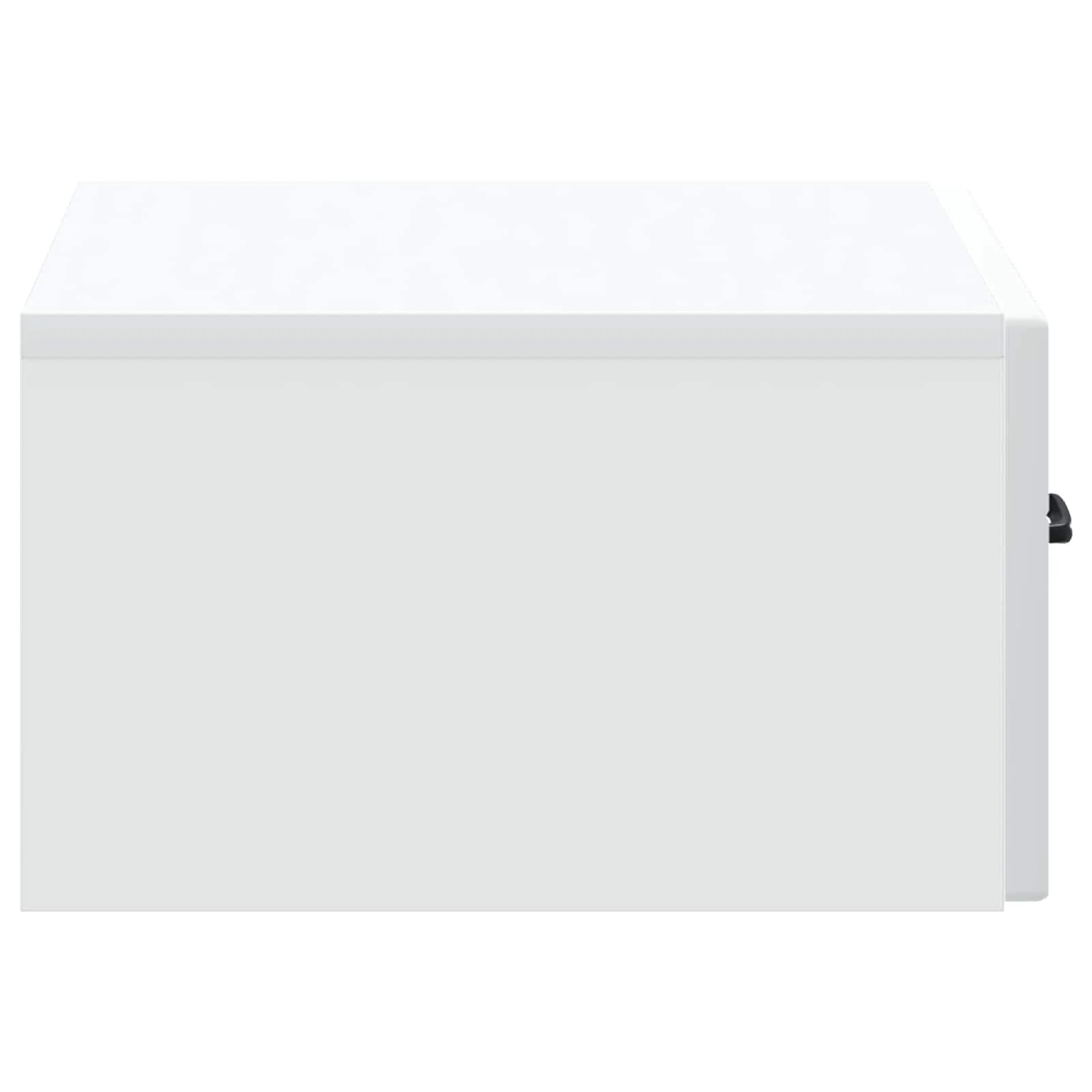 Stenski nočni omarici 2 kos Bela 49 x 34,5 x 20 cm - slika 8