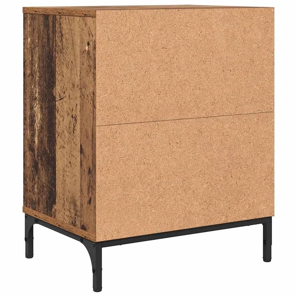 Nočna omarica 2 kos Star les 49 x 36 x 61 cm Inženirski les - slika 8
