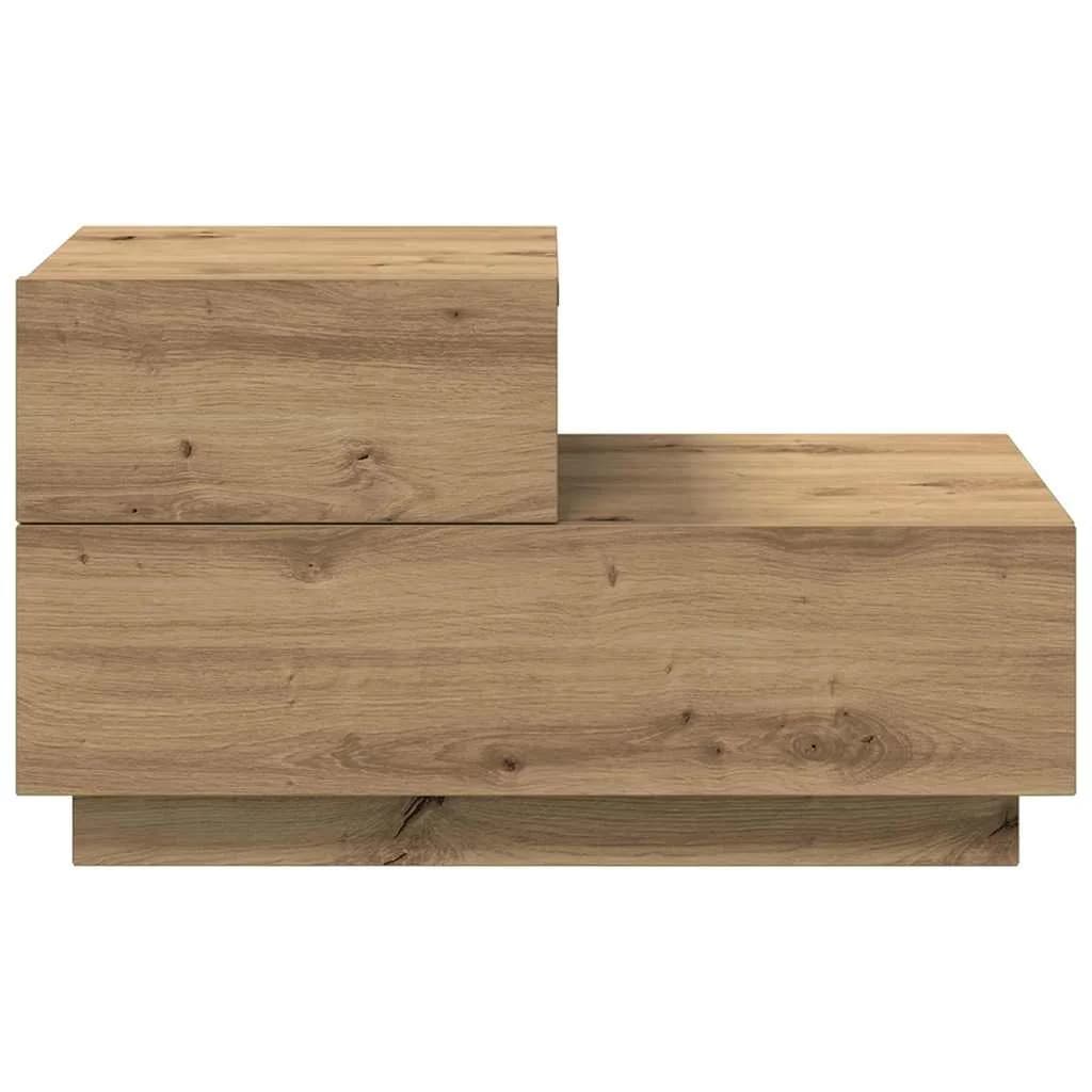 Nočna omarica Umetni hrast 70 x 36 x 40,5 cm Inženirski les - slika 7