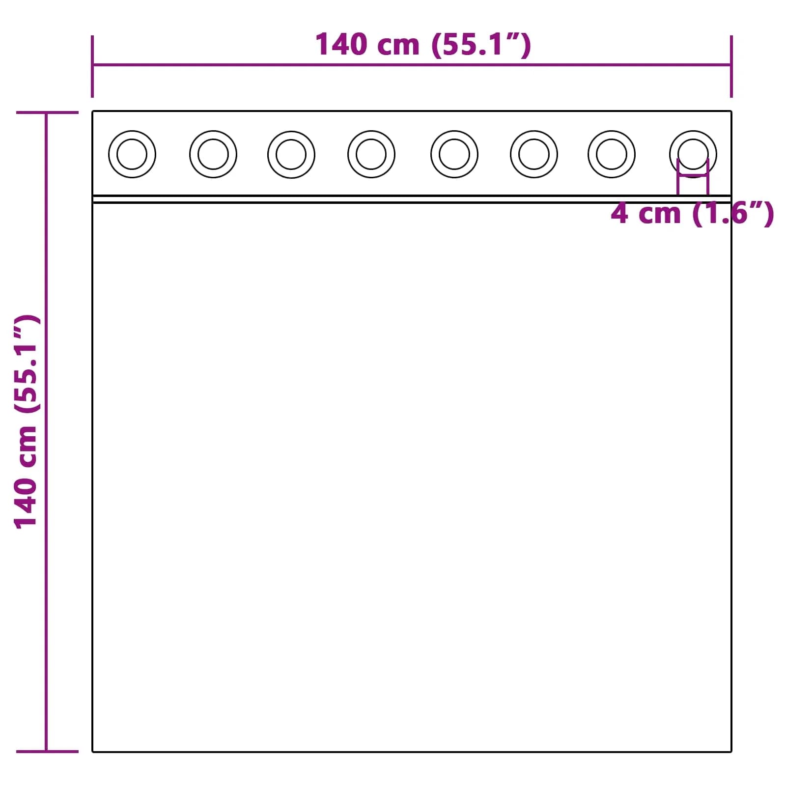 Zatemnitvene zavese 2 kos Temno zelena 140 x 140 cm Žamet - slika 8