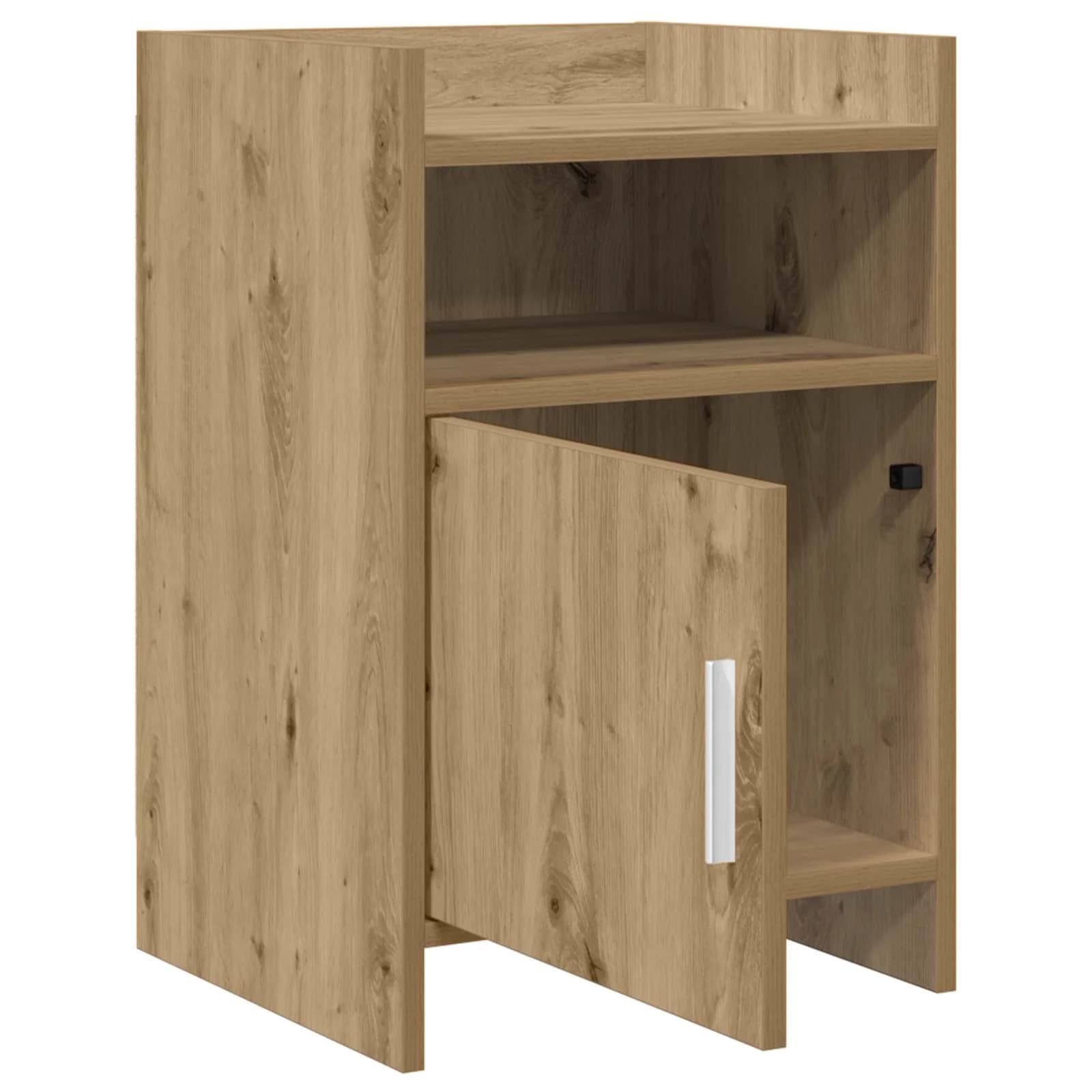 Posteljne mize Artisan hrast 40 x 36 x 60 cm Inženirski les - slika 3