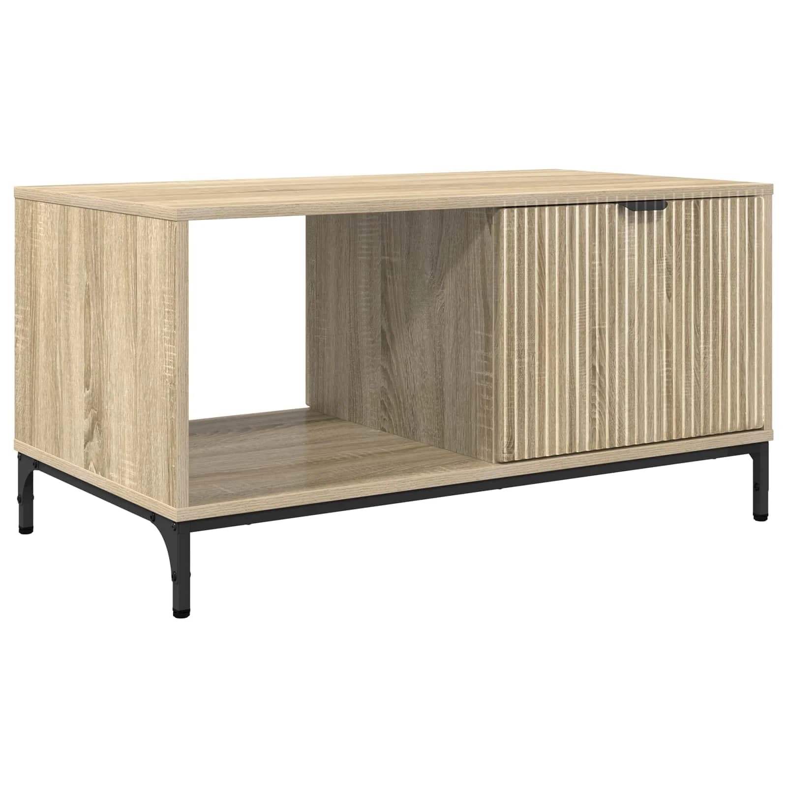 Klubska miza Sonoma hrast 90 x 49 x 46 cm Inženirski les - slika 2