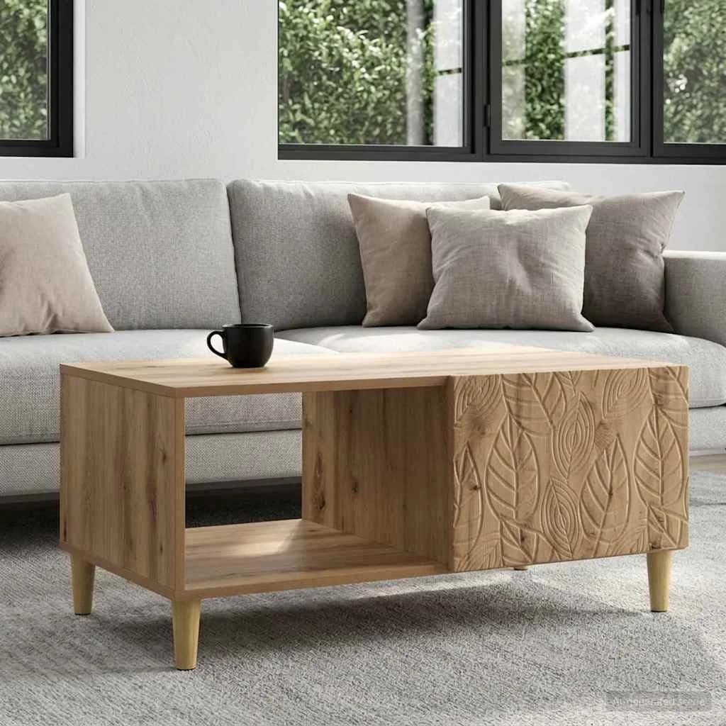 Klubska miza Artisan hrast 90 x 50 x 40 cm Inženirski les
