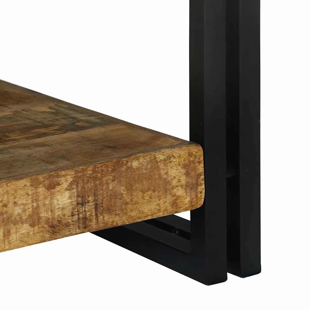 Klubska miza Rjava 120 x 50 x 38 cm Masiven les manga - slika 7