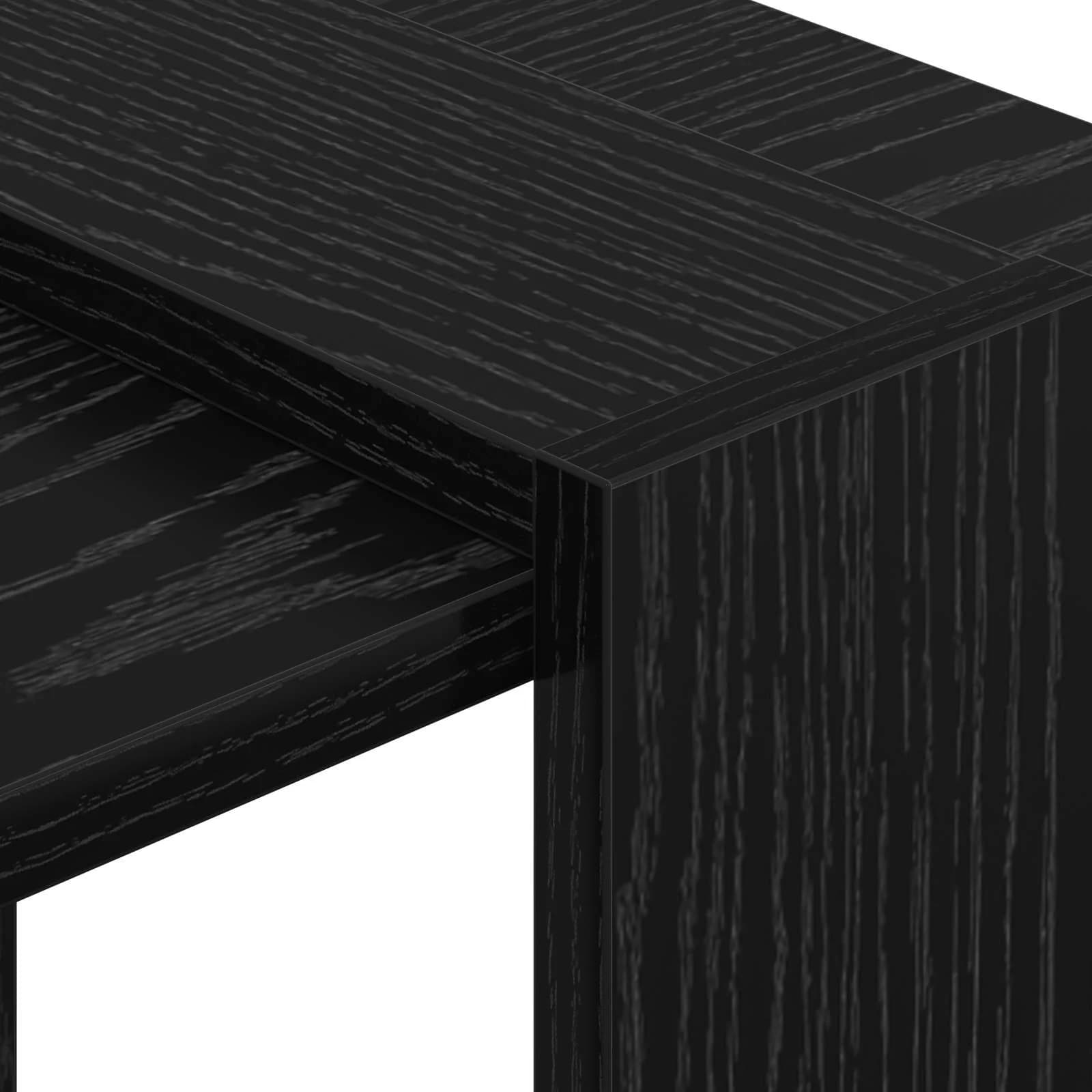 Knjižna polica 2 nivojev 52 x 25 x 71,5 cm Inženirski les - slika 8
