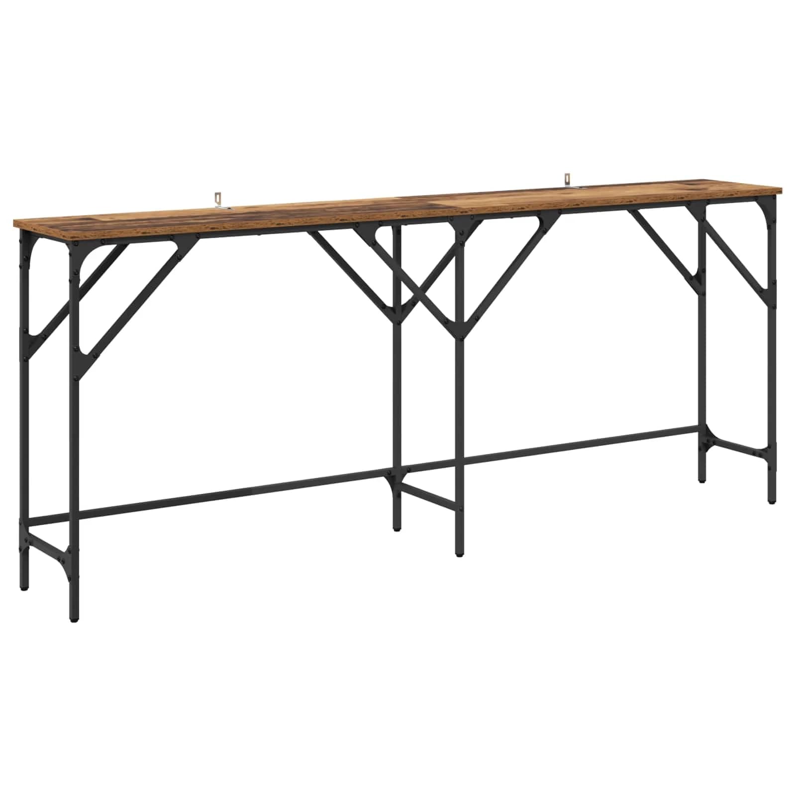 Konzolna miza Star les 180 x 30 x 75 cm Inženirski les - slika 2