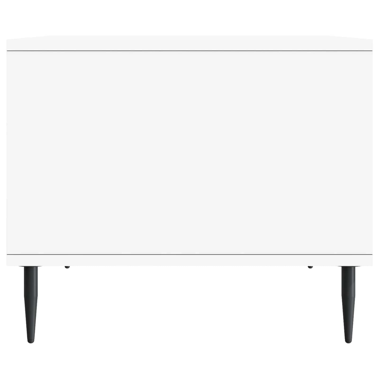 Klubska miza Bela 90 x 50 x 40 cm Inženirski les - slika 6