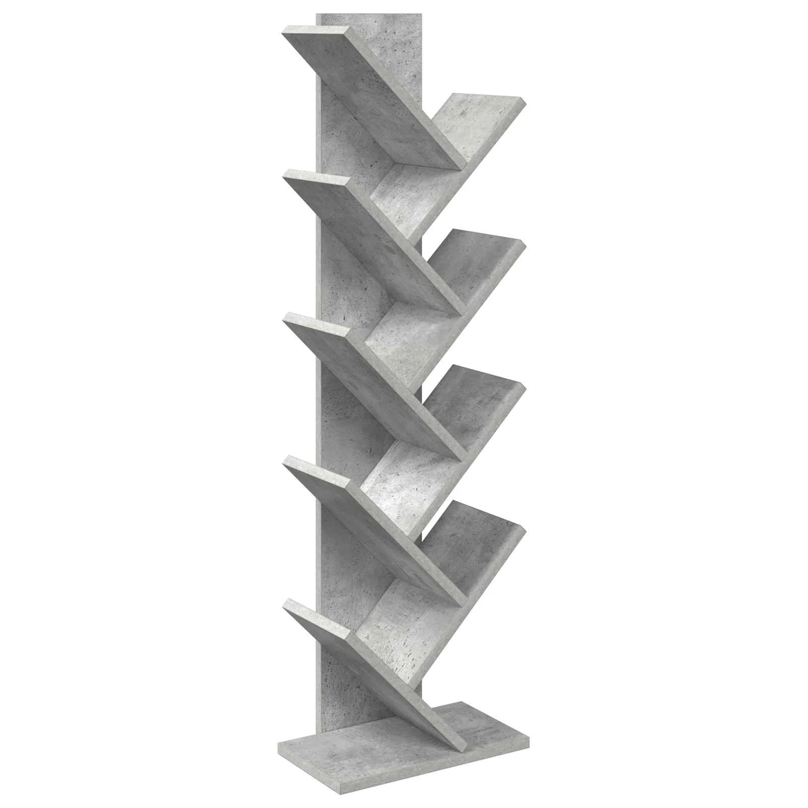 Polica za knjige v obliki drevesa 6-nadstropna 30 x 18 x 100 cm - slika 2
