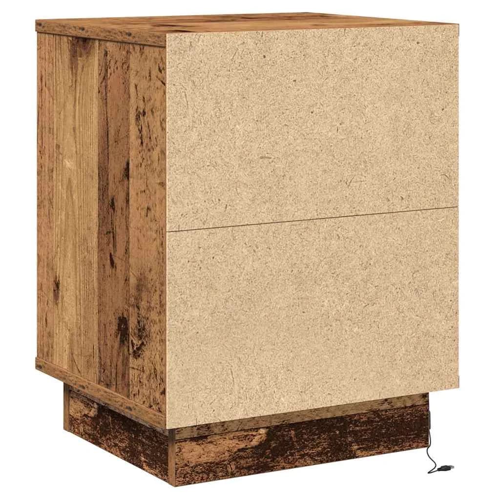 Nočna omarica 2 kos Star les 39 x 34,5 x 50 cm Inženirski les - slika 10