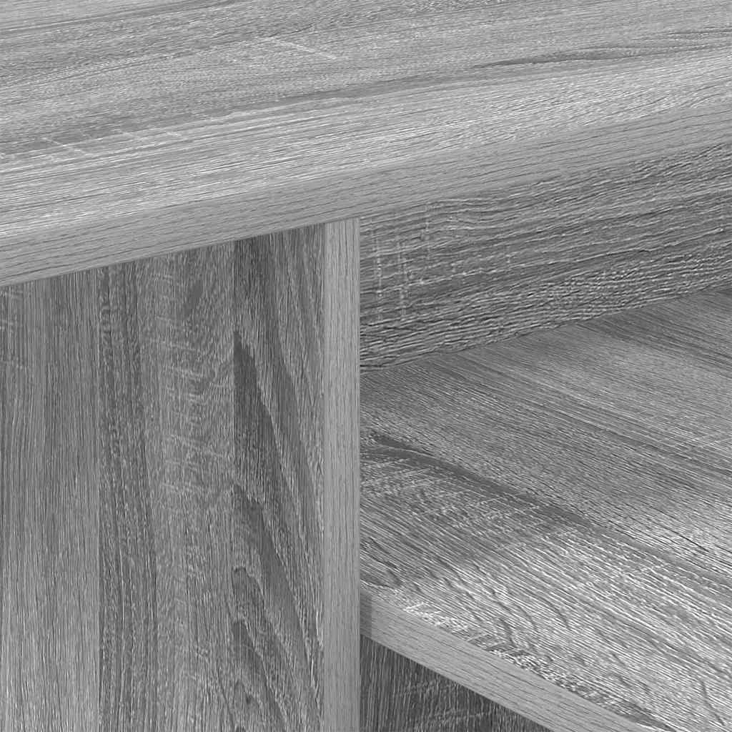Konzolna miza Siva Sonoma 91,5 x 35 x 38,5 cm Inženirski les - slika 8