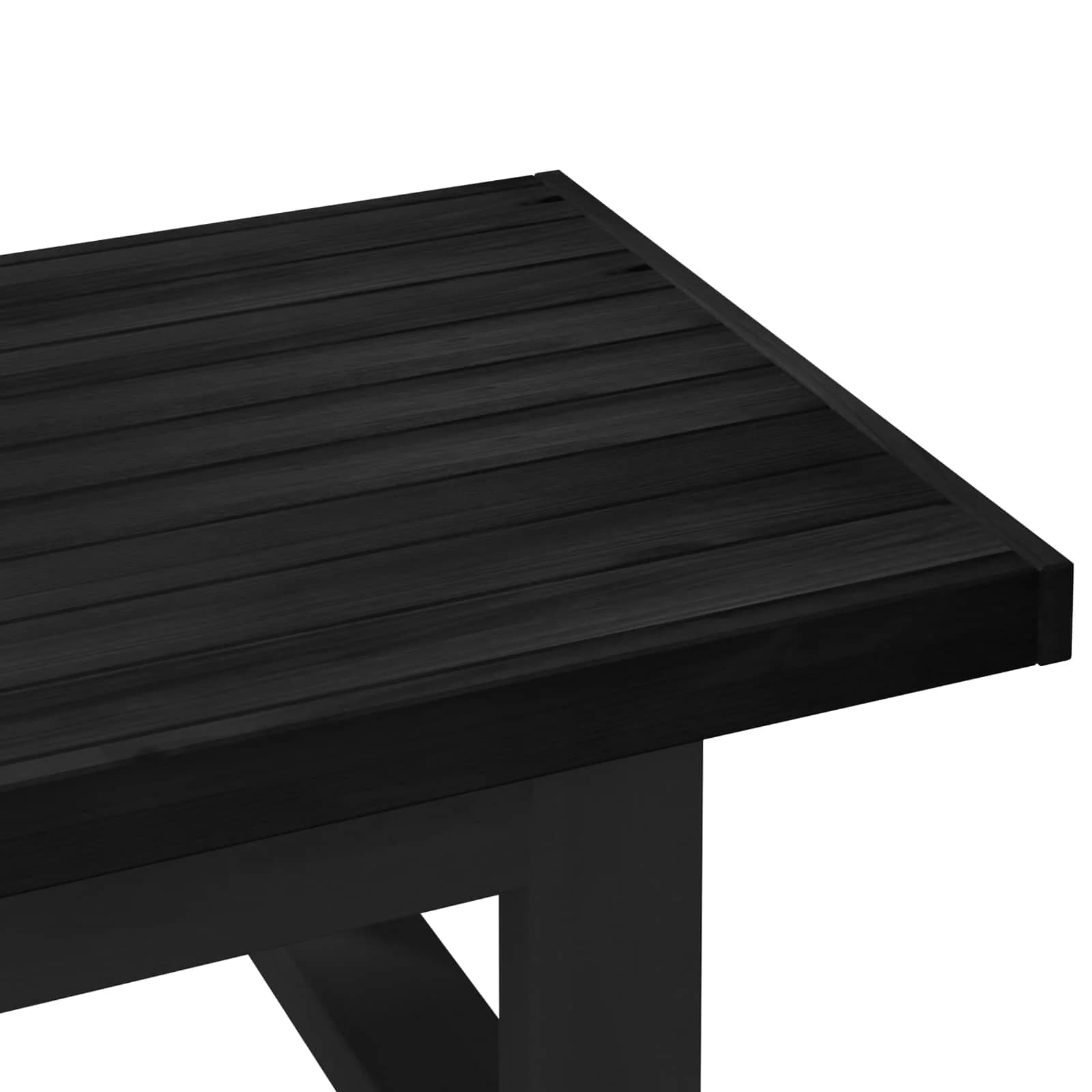 Klubska miza NOAIN Črna 119 x 60 x 40 cm Trdna borovina - slika 7
