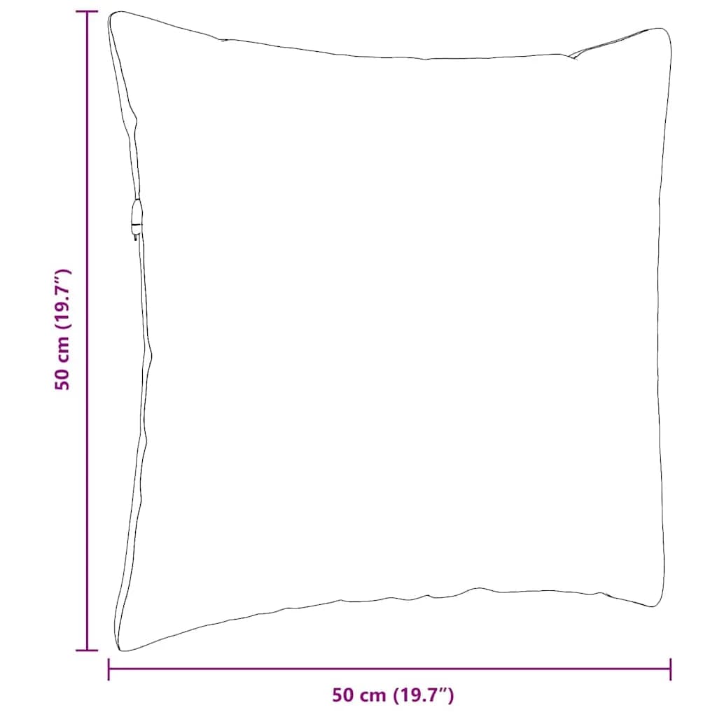 Blazine za kavč 2 pcs Taupe 50 x 50 cm blago - slika 9