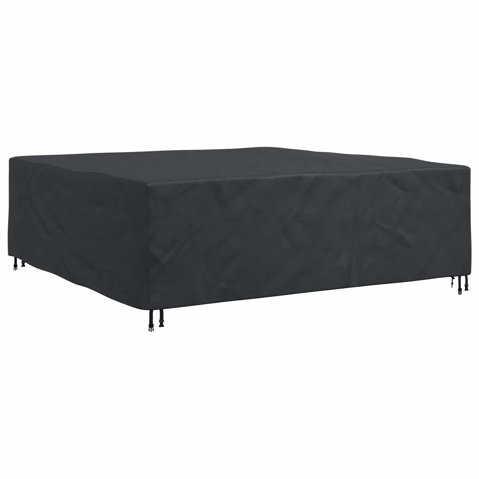 Prevleka za pohištvo Enobarvno Črna 235 x 235 x 70 cm 420D - slika 2
