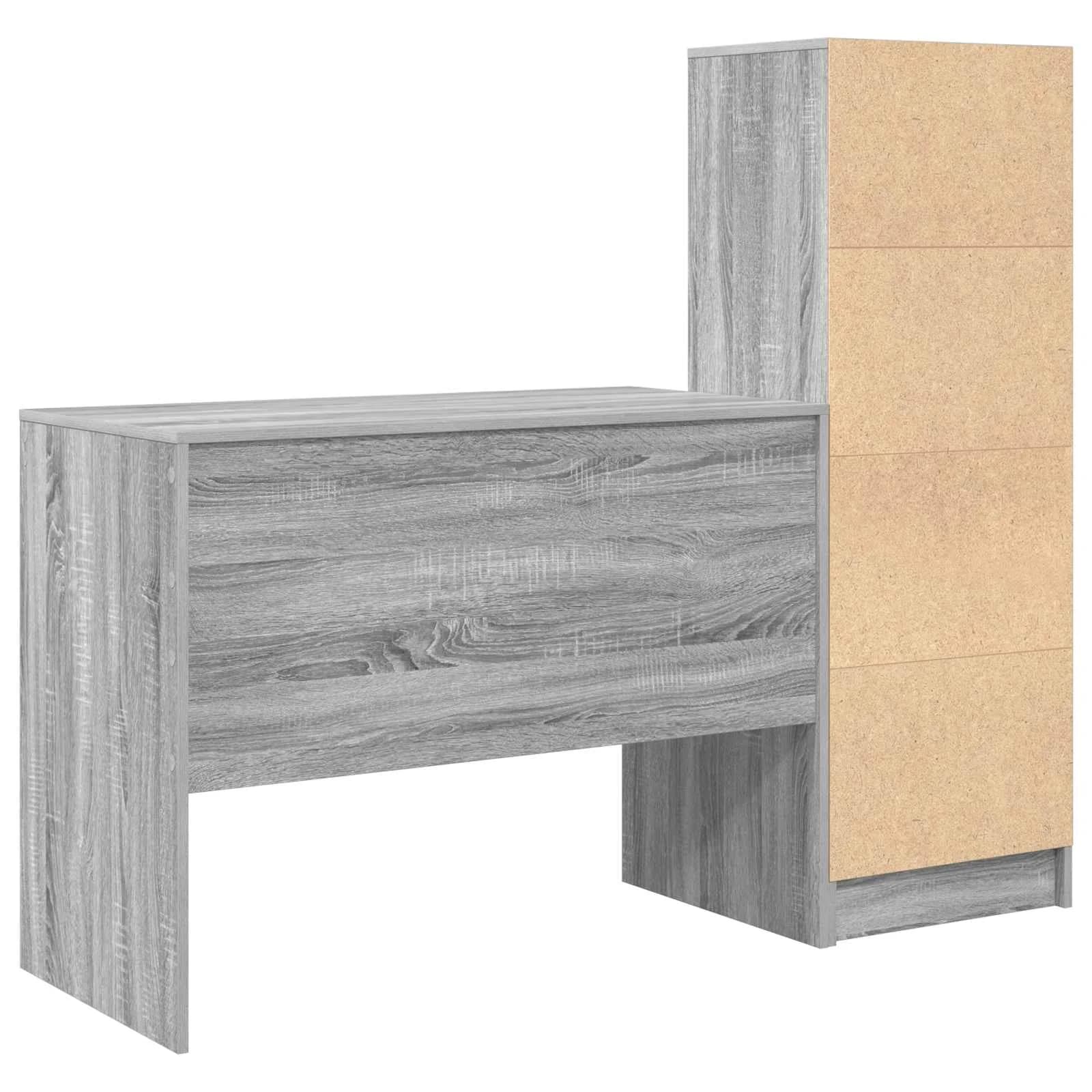 Miza Siva Sonoma 145.5 x 50 x 127 cm 2 kos - slika 9