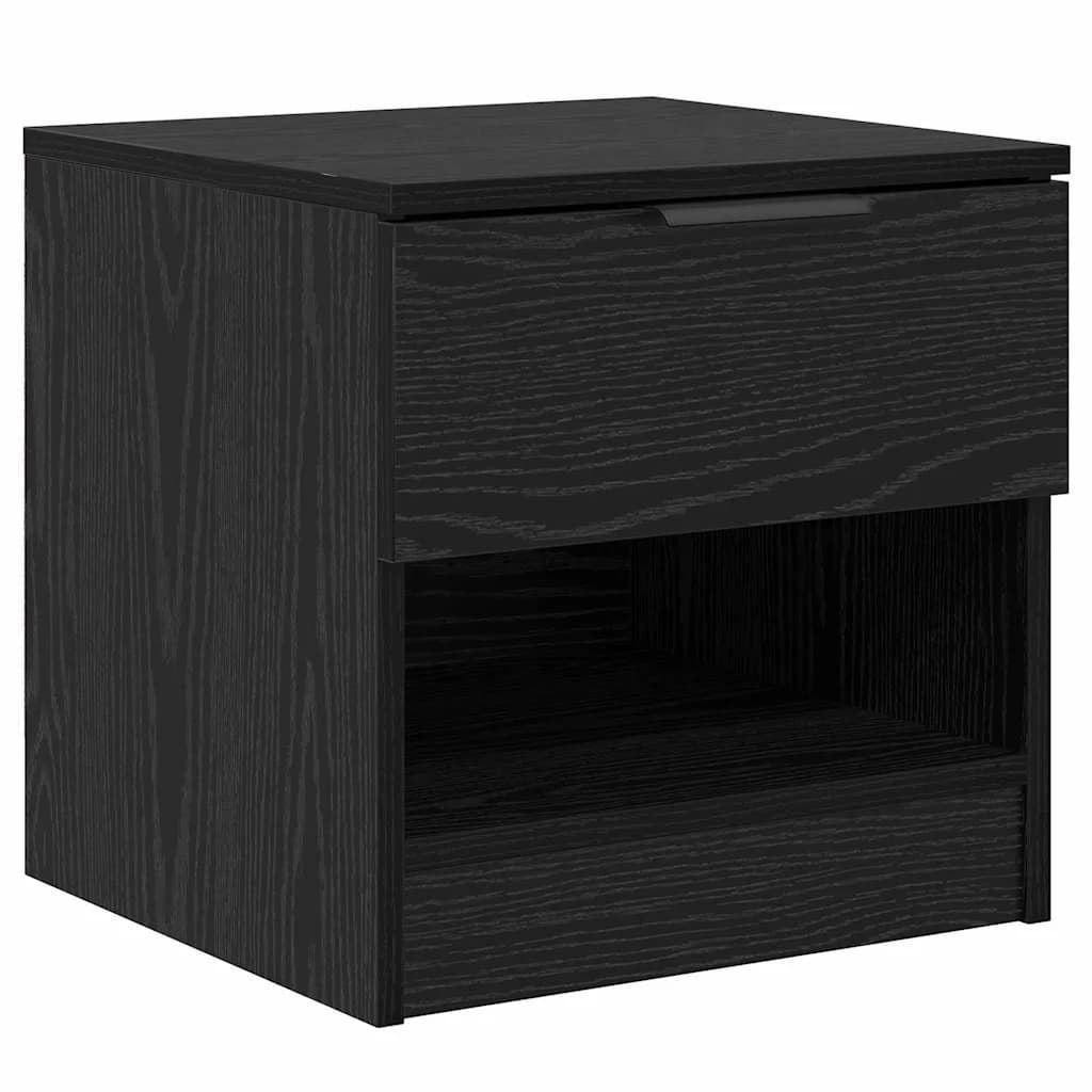 Posteljna omarica 2 kos Črna Orehovina 40 x 39 x 40cm - slika 6