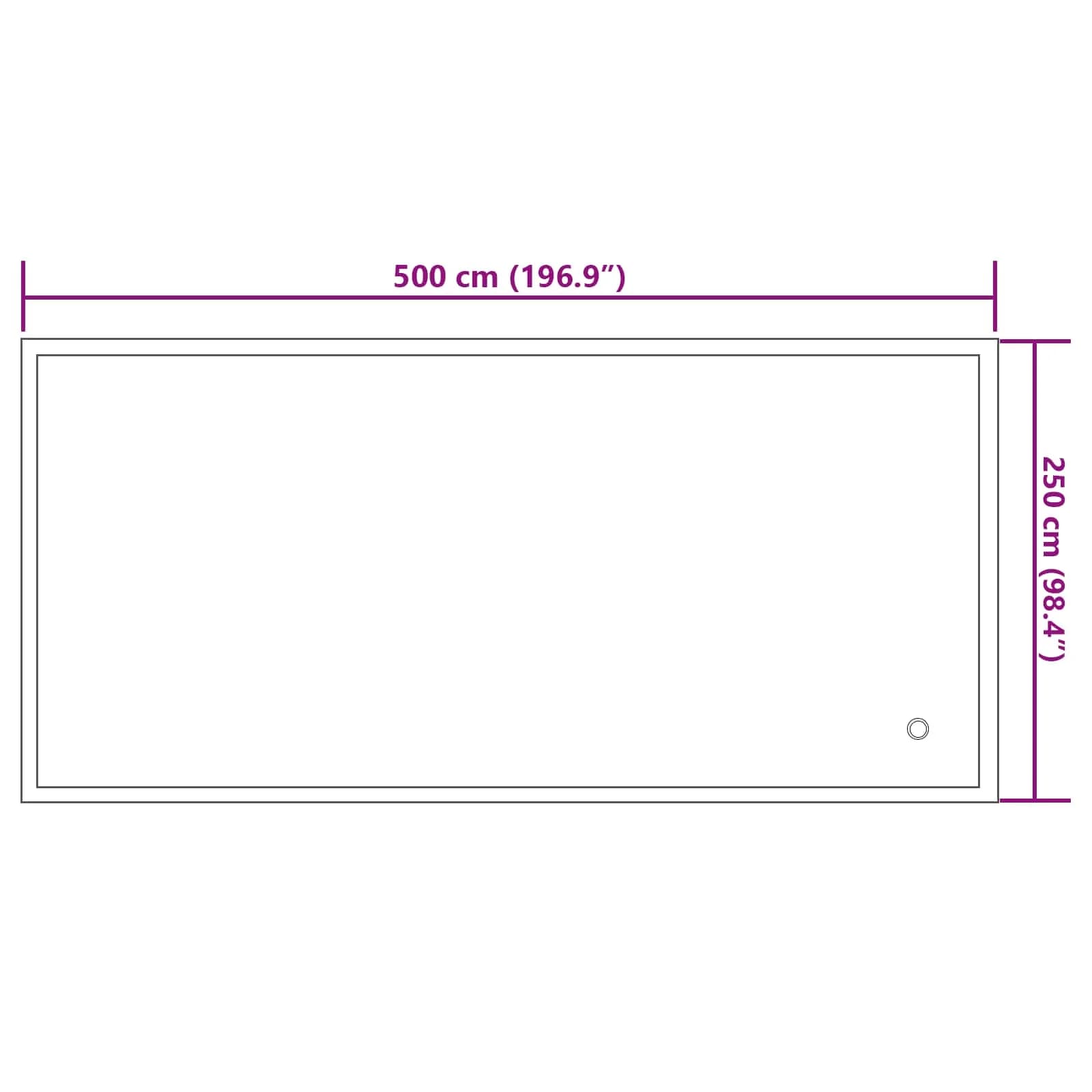 Zimska blazina za bazen Modra 460 x 230 x 160 cm PVC - slika 9