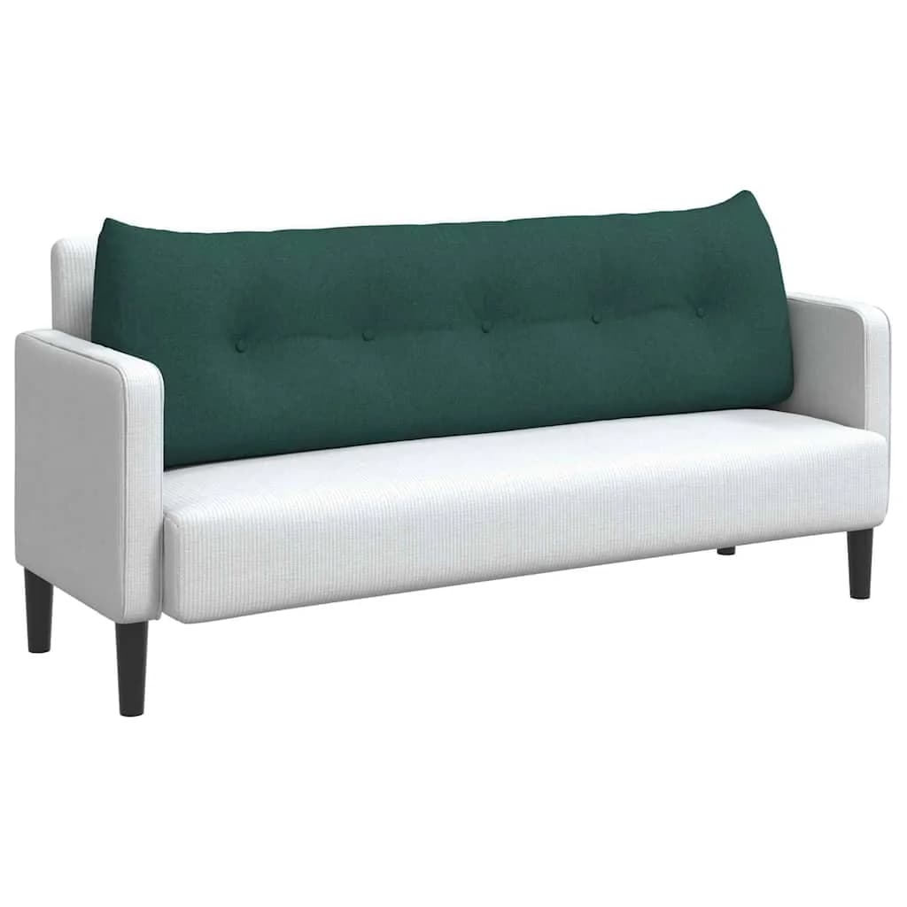 Poglavni vzglavnik Temno zelena 160 x 24 x 50 cm blago - slika 3
