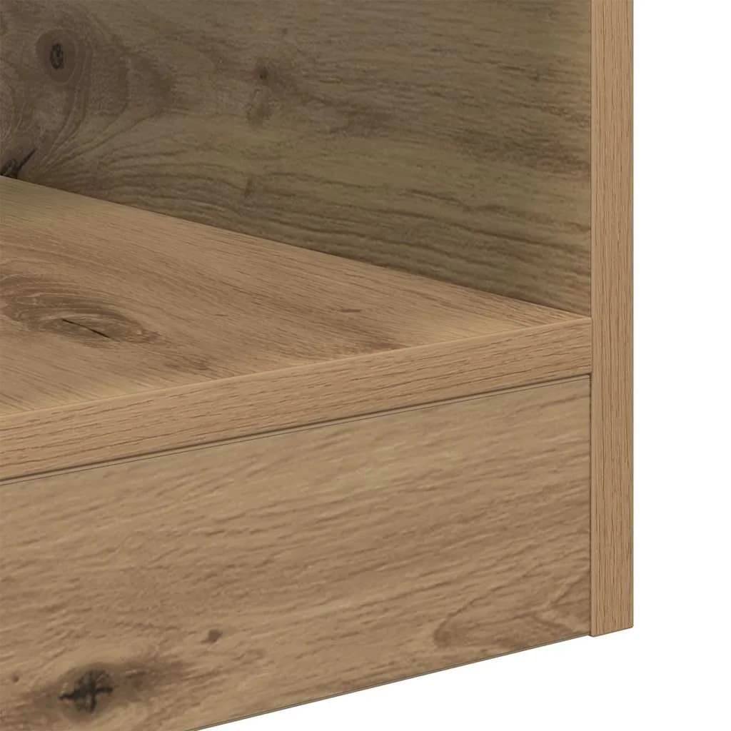 Stranska miza 2 kos Umetni hrast 30,5 x 30 x 45 cm - slika 10