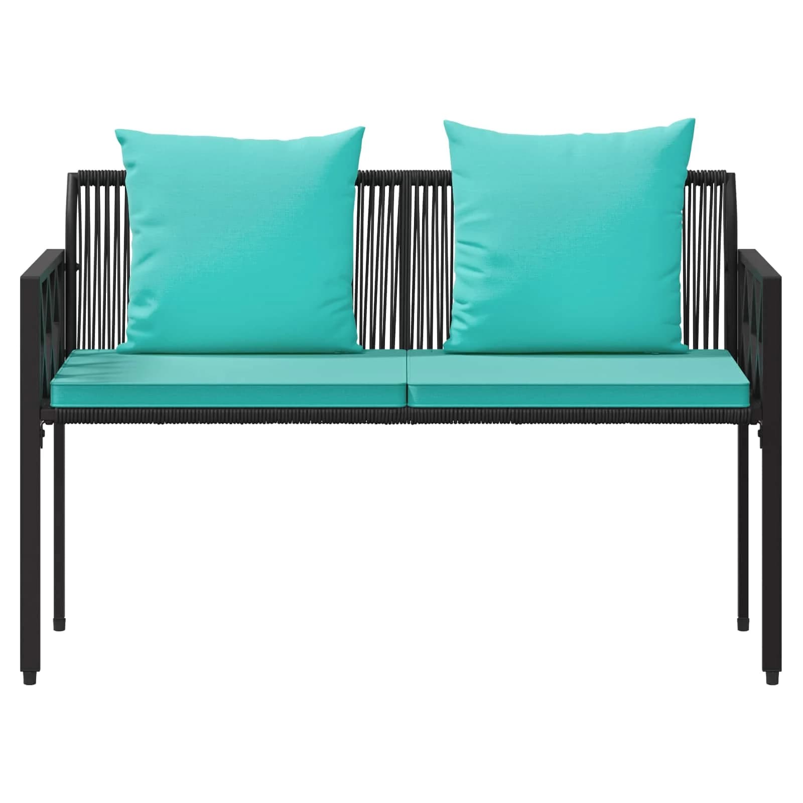 Zunanje klopi 2 -Seater 116 x 56 x 75 cm poli ratan - slika 5