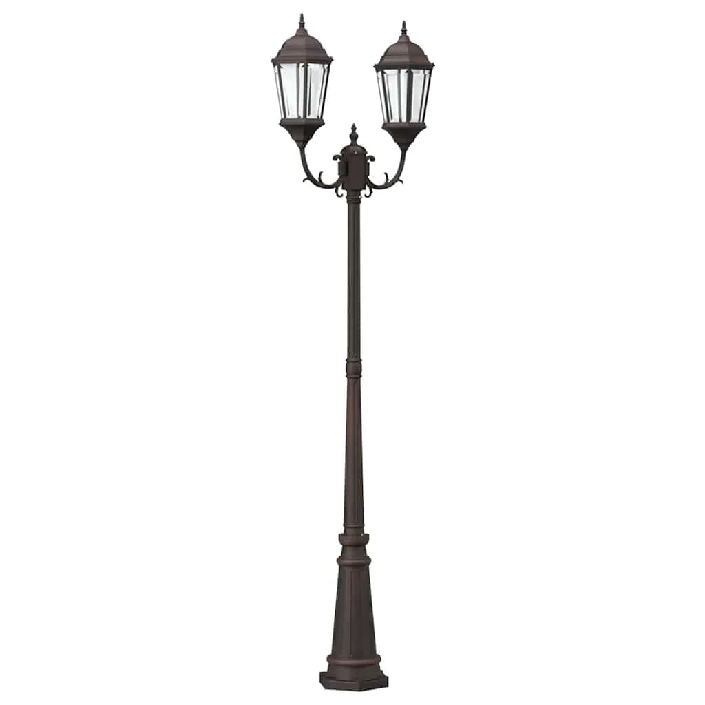 Vrtnarska svetilka Bronasta 68 x 20 x 235 cm Aluminij in steklo - slika 2