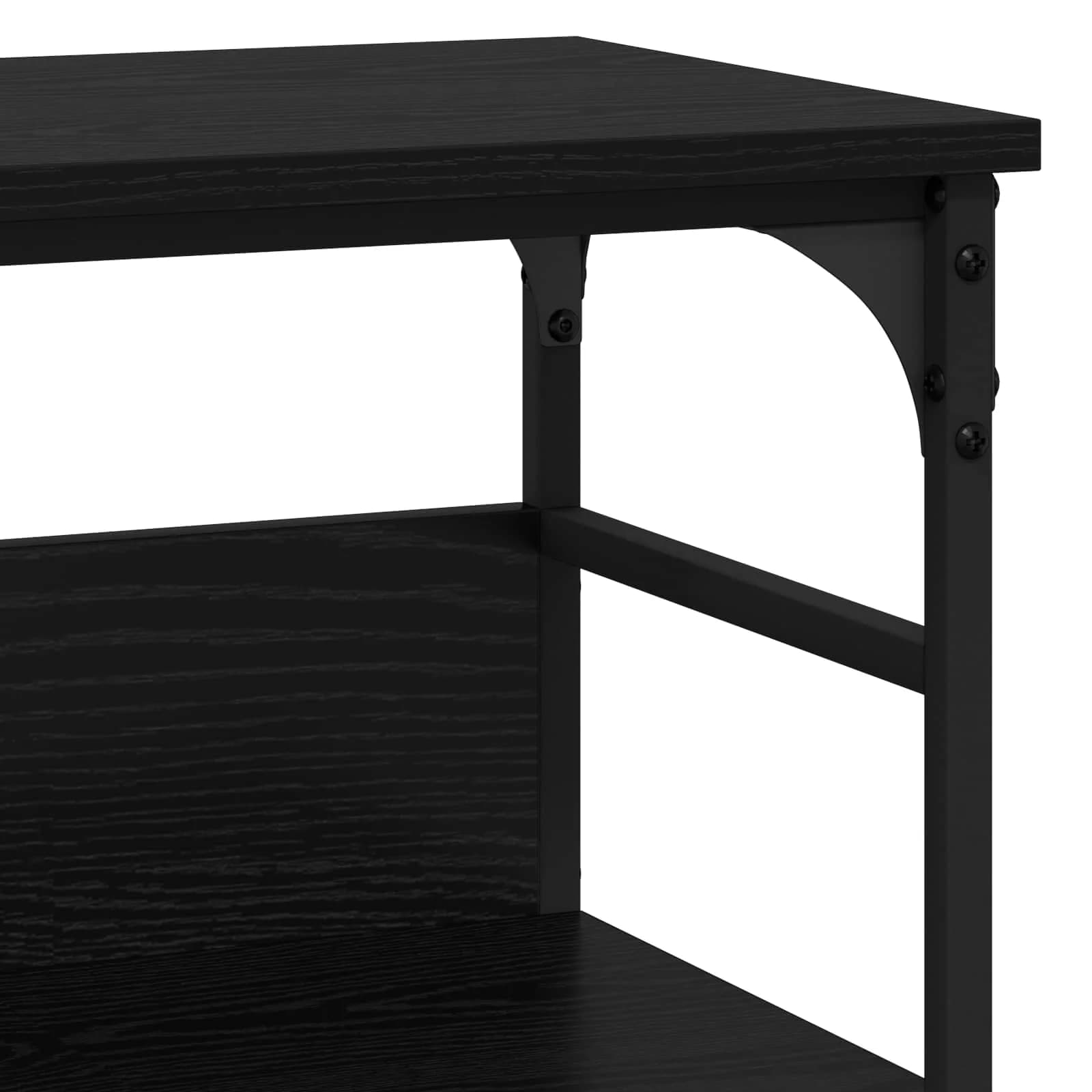 Konzolna miza Črni hrast 100 x 32 x 75 cm Inženirski les - slika 9