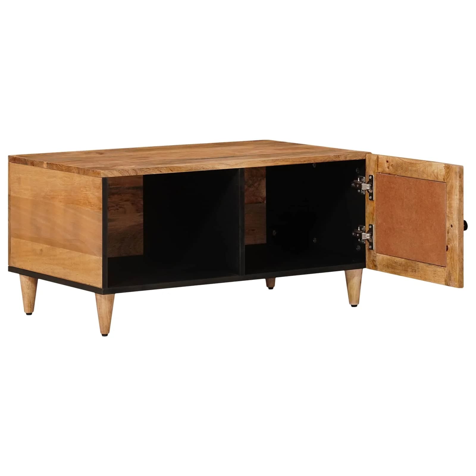 Klubska miza Naravna 80 x 50 x 40 cm Masiven les manga - slika 2
