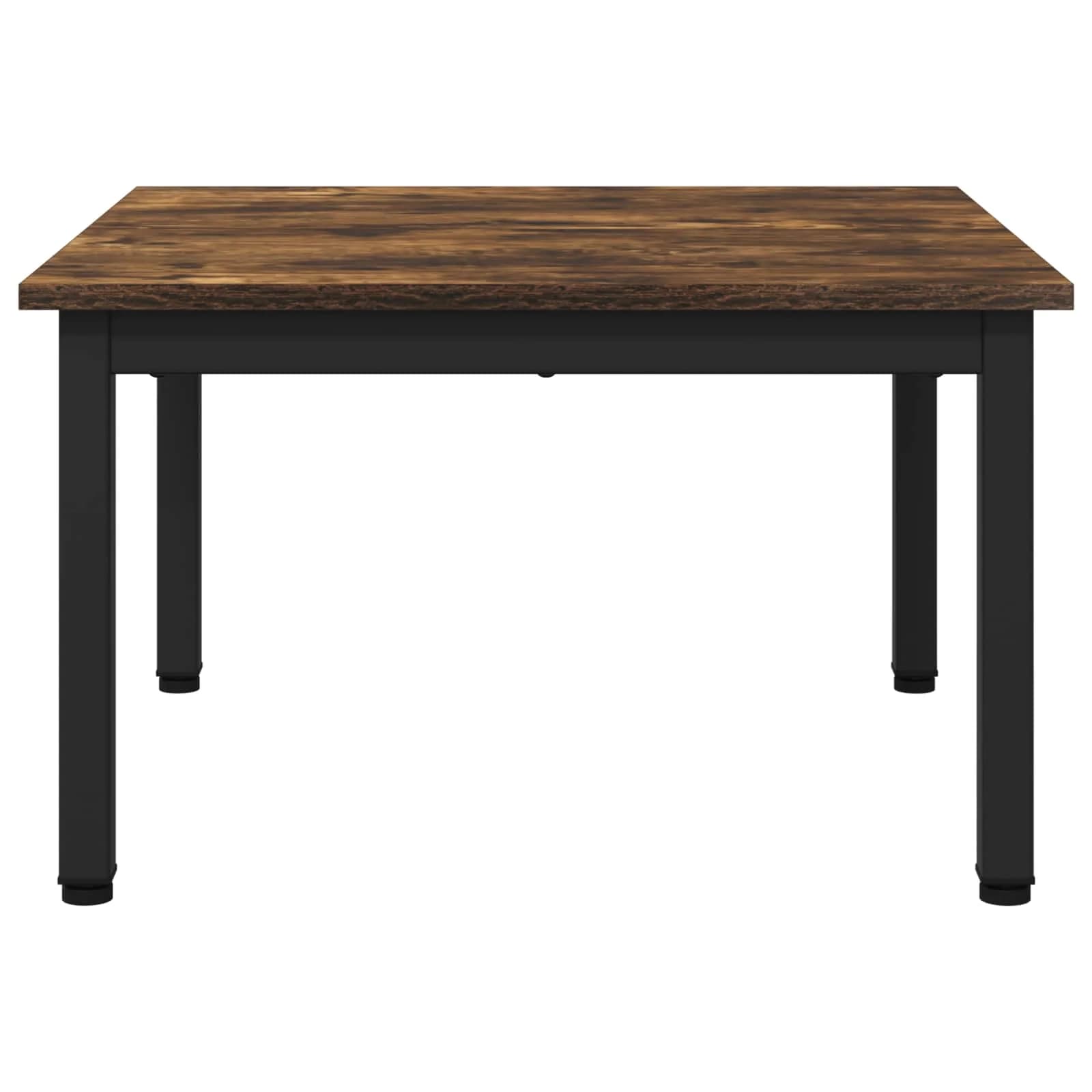 Klubska miza Dimni hrast 60 x 60 x 36 cm Inženirski les - slika 5