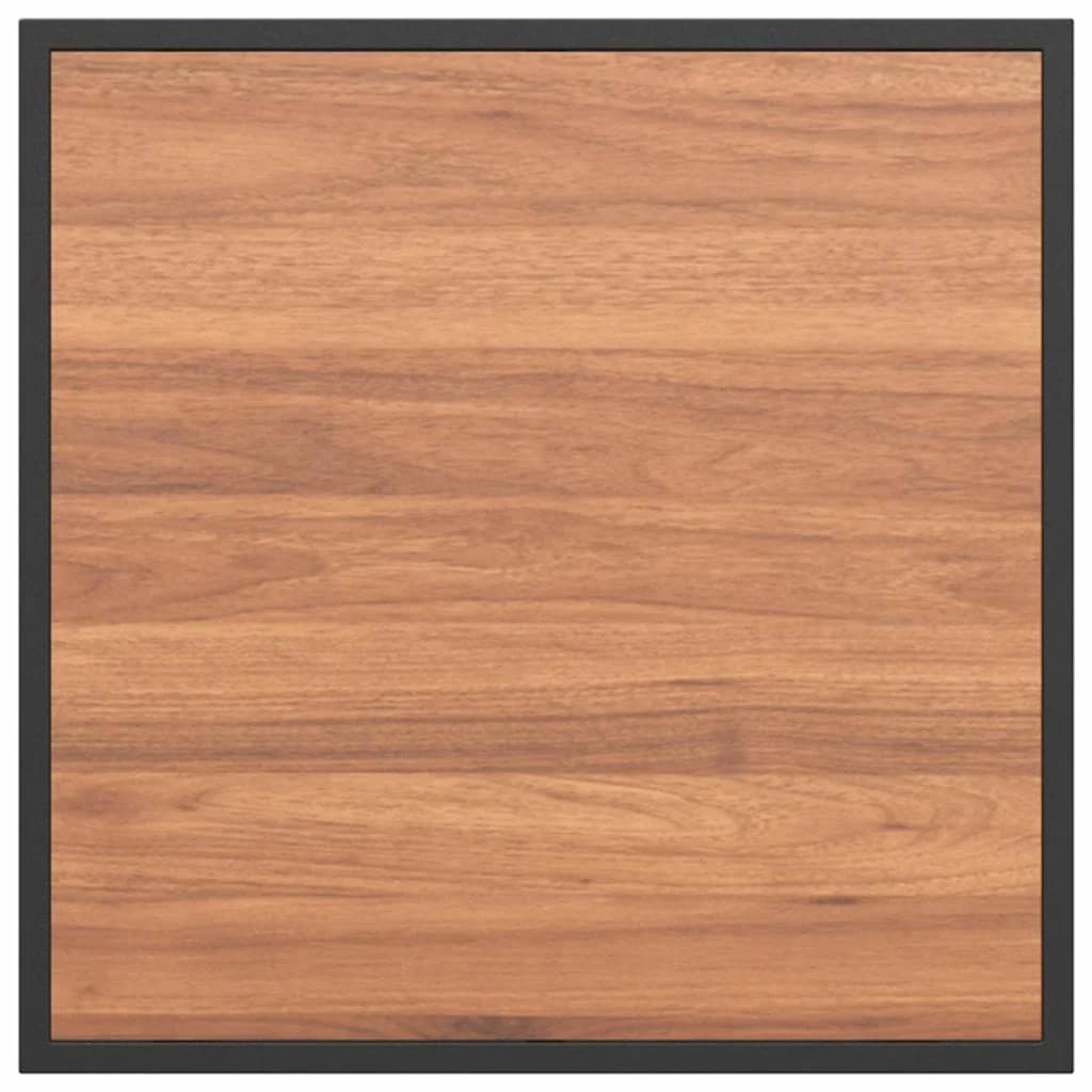 Klubska miza Črna in rjava 55 x 55 x 35 cm - slika 8