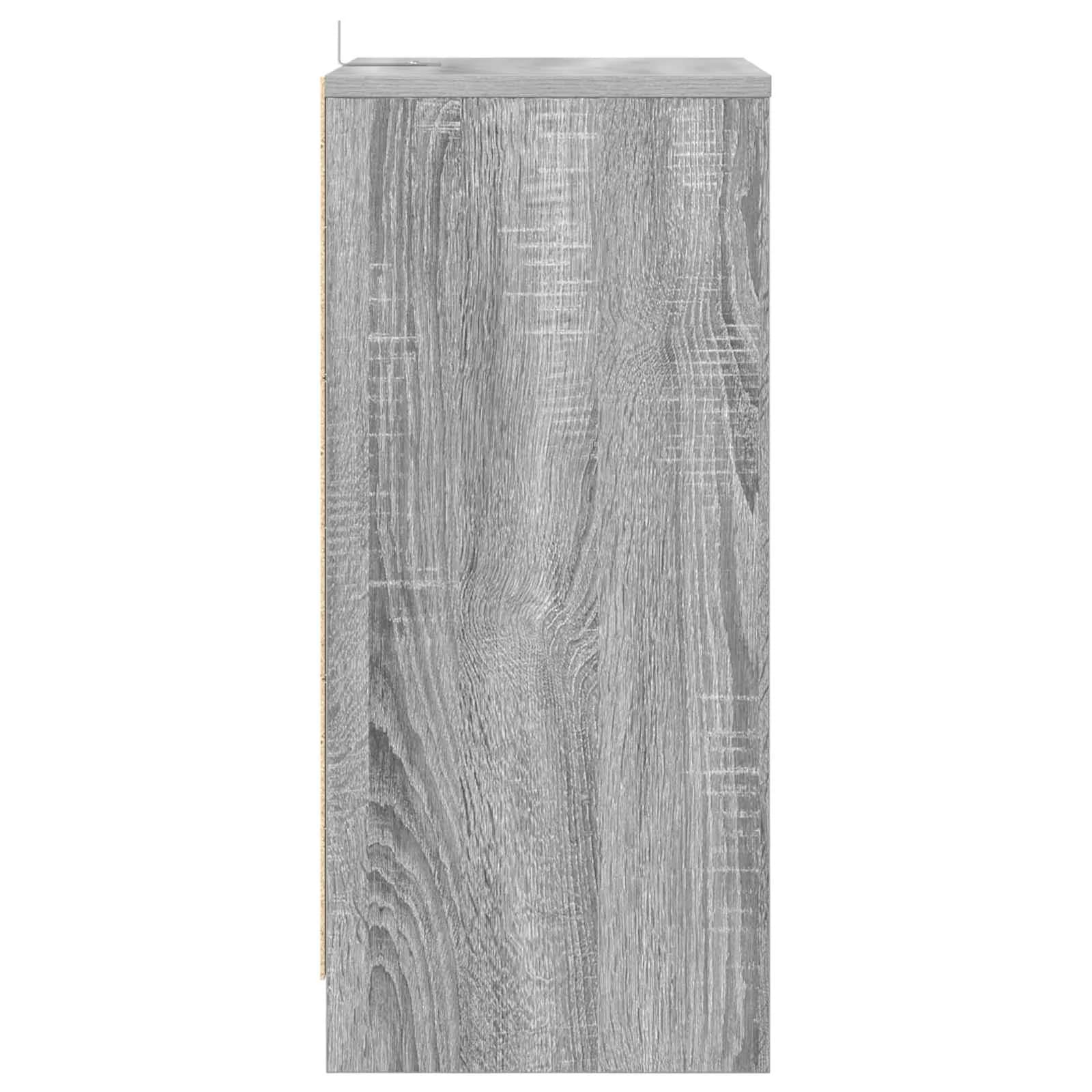 Posteljne mize 2 kos Siva Sonoma 40 x 30 x 467 cm - slika 7