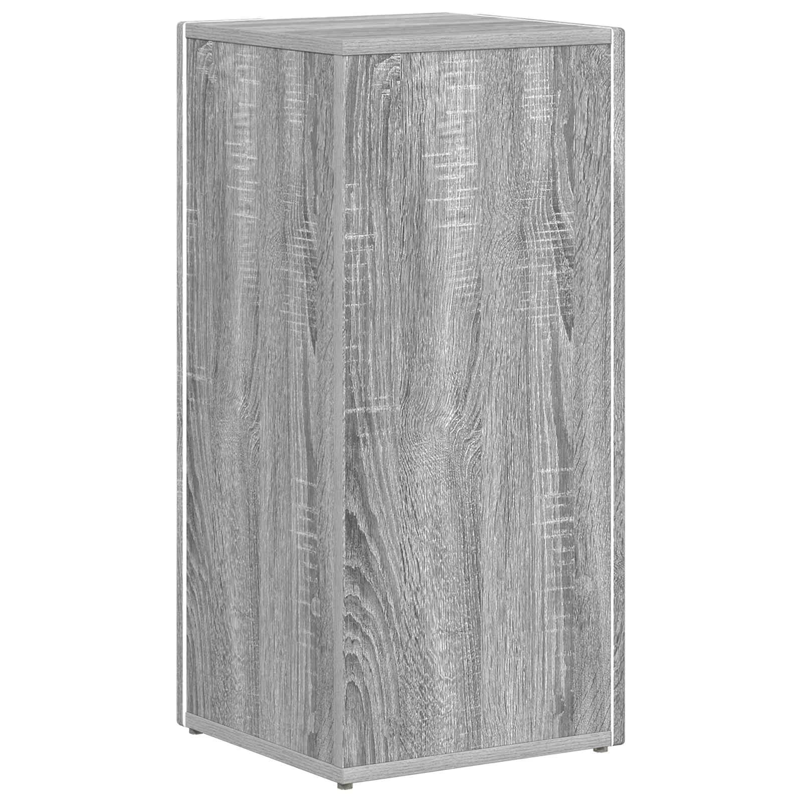 Stranski polic 33 x 32 x 70,5 cm Inženirski les Siva Sonoma - slika 7